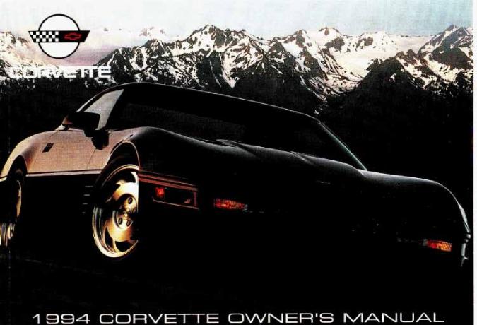 1994 Chevrolet Corvette Owner's Manual