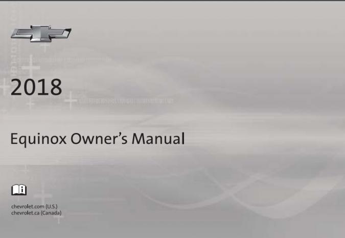 2018 Chevrolet Equinox Owner's Manual