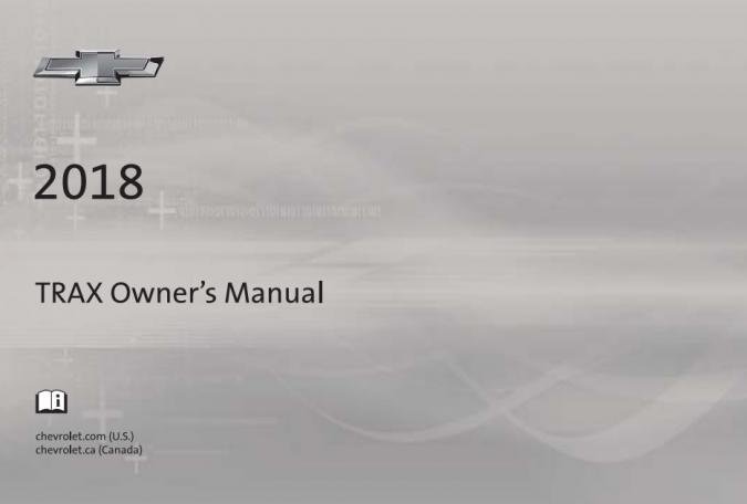 2018 Chevrolet Trax Owner's Manual