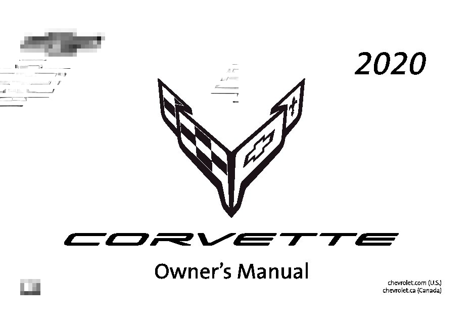 2020 Chevrolet Corvette Owner's Manual