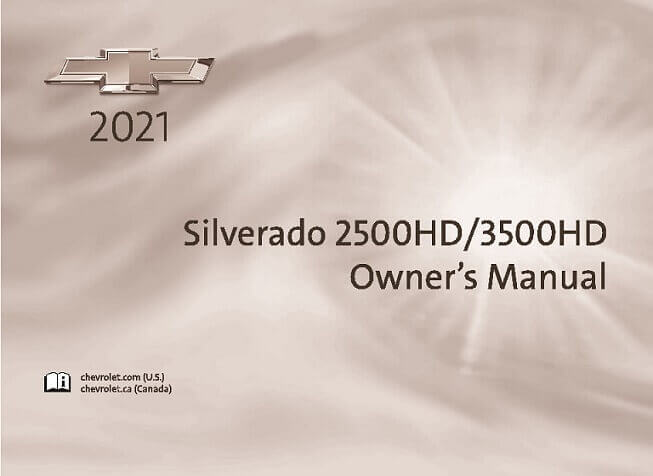 2021 Chevrolet Silverado 2500 Owner's Manual