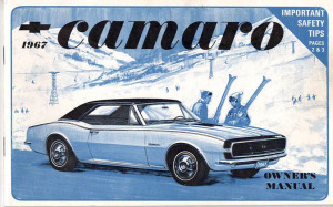1967 Chevrolet Camaro Owner's Manual