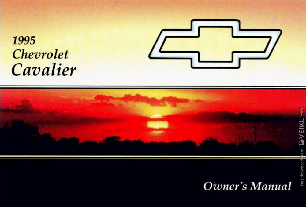 1995 Chevrolet Cavalier Owner's Manual