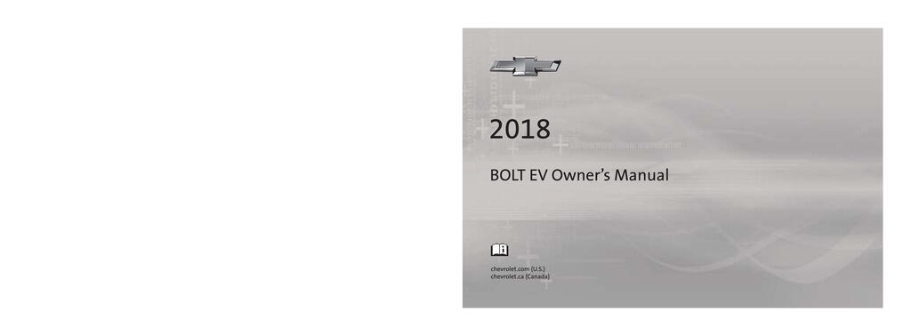 2018 Chevrolet Bolt EV Owner's Manual